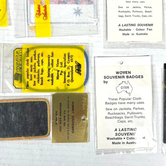 Australia Great Barrier Reef 14 Vtg Woven Badge Patch Lot NSW Cairns Queensland - Picture 9 of 9